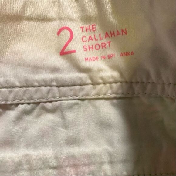 Lilly Pulitzer The Callahan Short Green & Pink Flamingo Printed Shorts | Size 2 - Picture 4 of 5